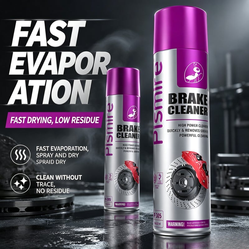 Brake Cleaner 650ml Automotive Brake Disc Pad Degreaser Wheel Hub Dust Cleaner - Image 3