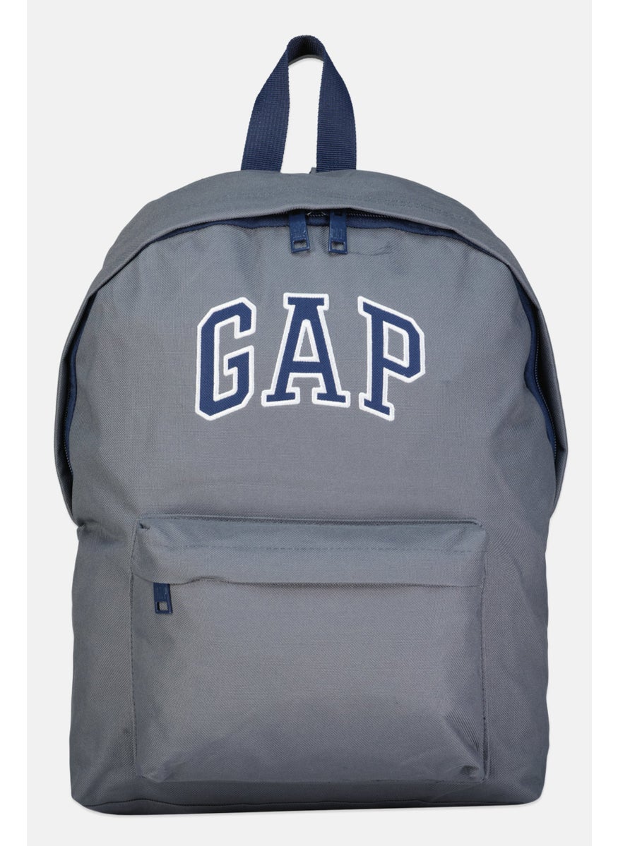 GAP Men Embroidered Logo Backpack, Grey  - Image 1