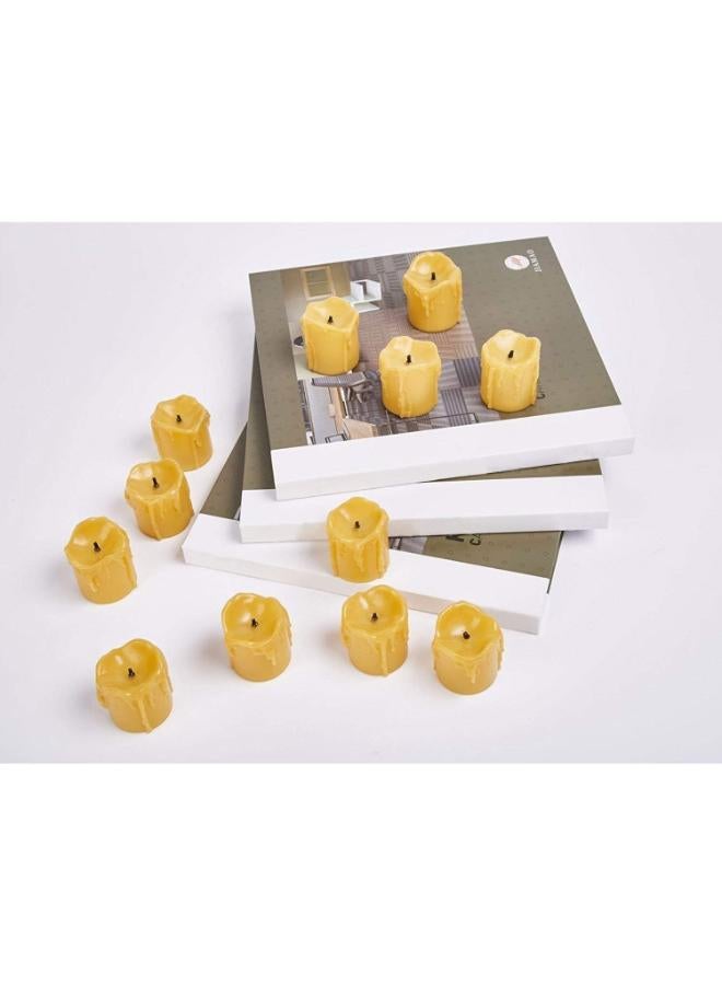 Pack Of 12 LED Flameless Votive Candles - Image 1