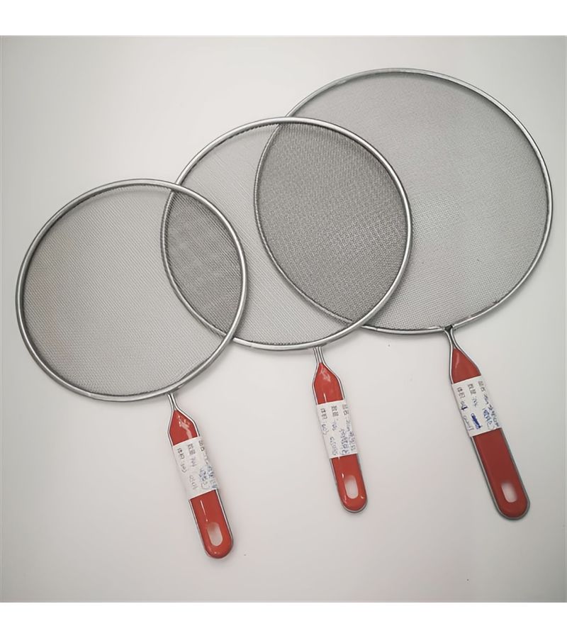 4 Pcs Red Handle Oil Shielding Mesh High Quality Cover - Image 4