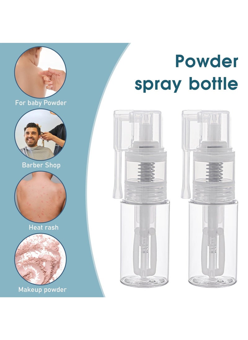 SUNSAR 2Pcs Empty Powder Spray Bottle, Cake Glitter Spray Bottle, Makeup Powder Spray Bottle, Barber Spray Bottle, Dry Powder Spray Bottle for Cakes Craft Scrapbooking Cardmaking  - Image 3