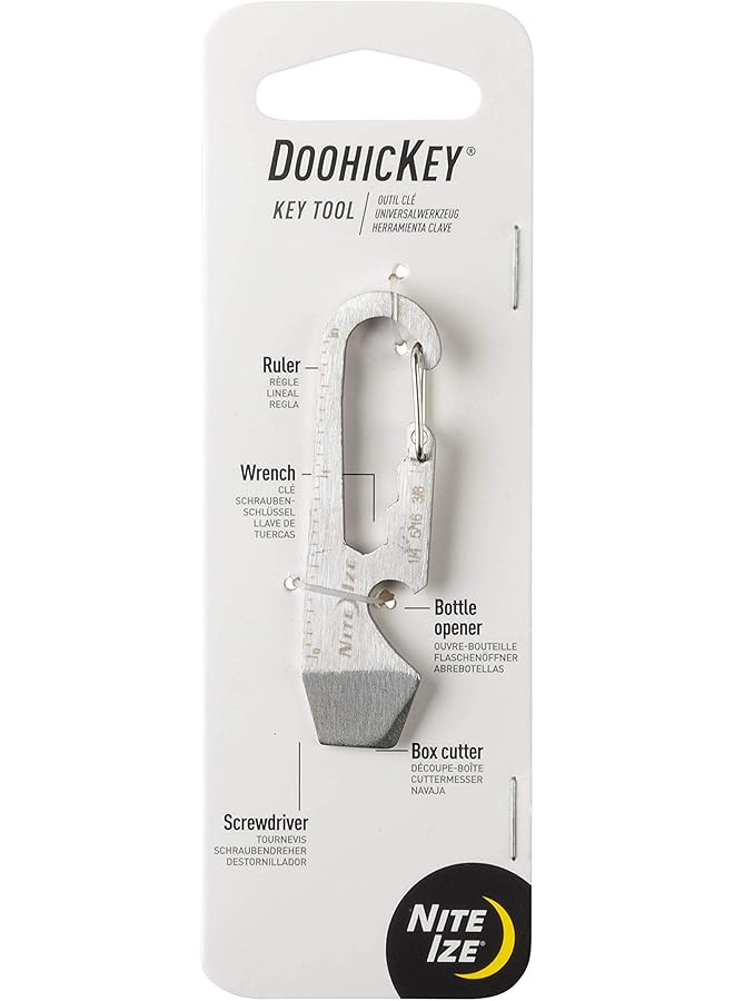 NITE IZE Kmt 11 R3 Sized Easily Attaches To An Existing Chain Or Strap Doohickey Key Keychain Multi Tool (1 Pack) One Stainless Steel - Image 1