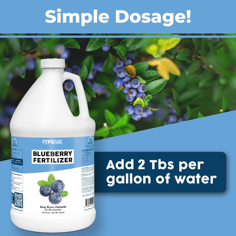 TPS NUTRIENTS Blueberry Fertilizer â€“ Liquid Fertilizer for Blueberry Bushes & Acid-Loving Plants, 1 Gallon - Image 3