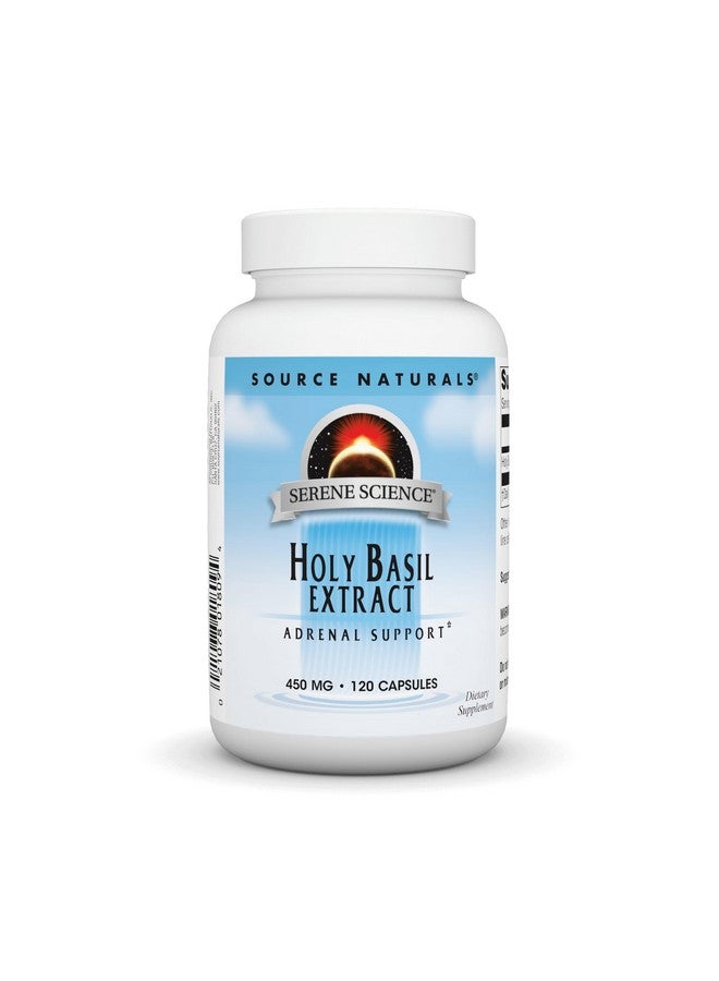 Source Naturals Holy Basil Extract, Adrenal Support* 450mg -120 Capsules - Image 1