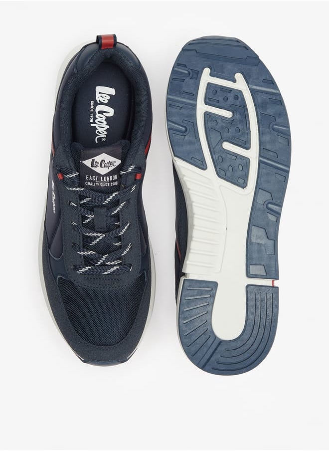 Lee Cooper Men's Panelled Lace-Up Sneakers  - Image 4