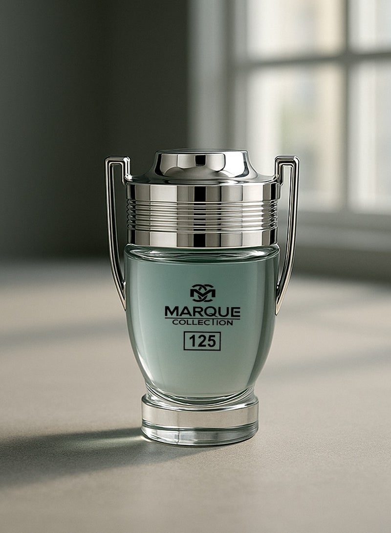 MARQUE COLLECTION Aquatic Perfume for Men – Marque Collection No. 125 | Fresh & Long Lasting Aquatic Perfume for Men | 25ml Eau de Parfum - Image 3