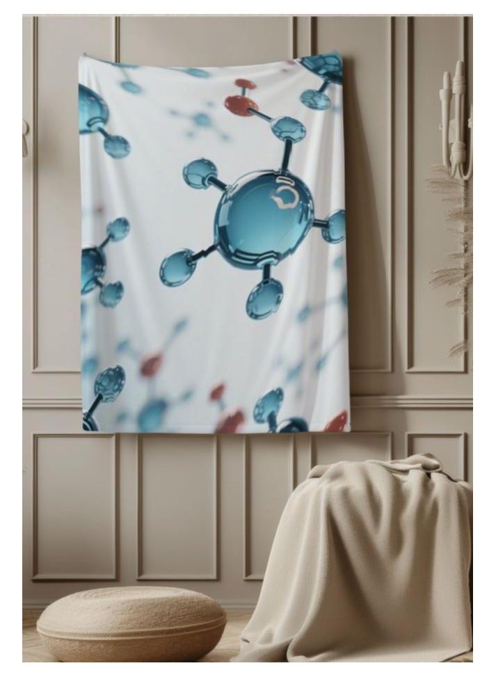 general Flannel thin blanket (warm and comfortable, suitable for sleep, gaming, dust removal and sandproof) 150cm*200cm - 618 - Image 3