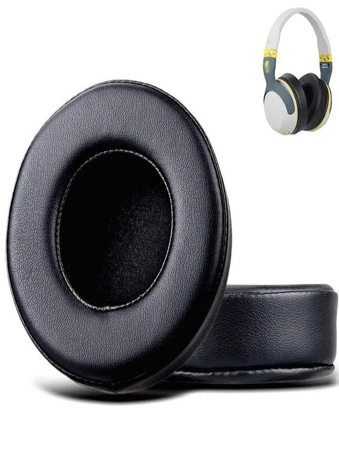 Enegg وسادات أذن بديلة لسماعات Skullcandy Crusher Wireless Crusher Evo Crusher ANC Hesh 2.0 1.0، وسائد أذن من الفوم الناعم، غطاء كوب، جلد بروتين، وسادات أذن، سوداء - Image 1