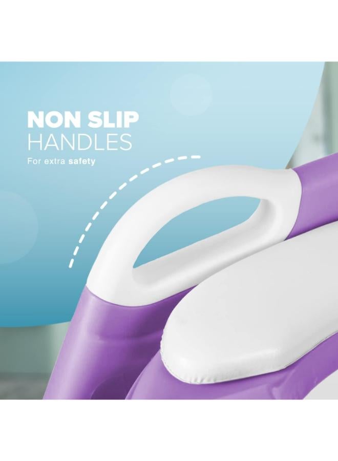 kidoola مقعد تدريب قابل للتعديل على استخدام المرحاض مع سلم للمرحاض - Image 4