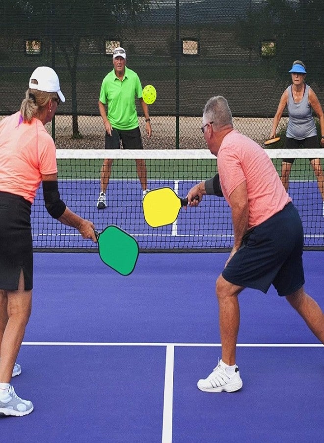 DESCTIDY كرات بيكلبول خارجية من ديسكتيدي، 40 ثقبًا، رؤية عالية وارتداد ممتاز، متينة لجميع المضارب ومستويات المهارة (أخضر فلورسنت - عبوة من 4 كرات) - Image 2