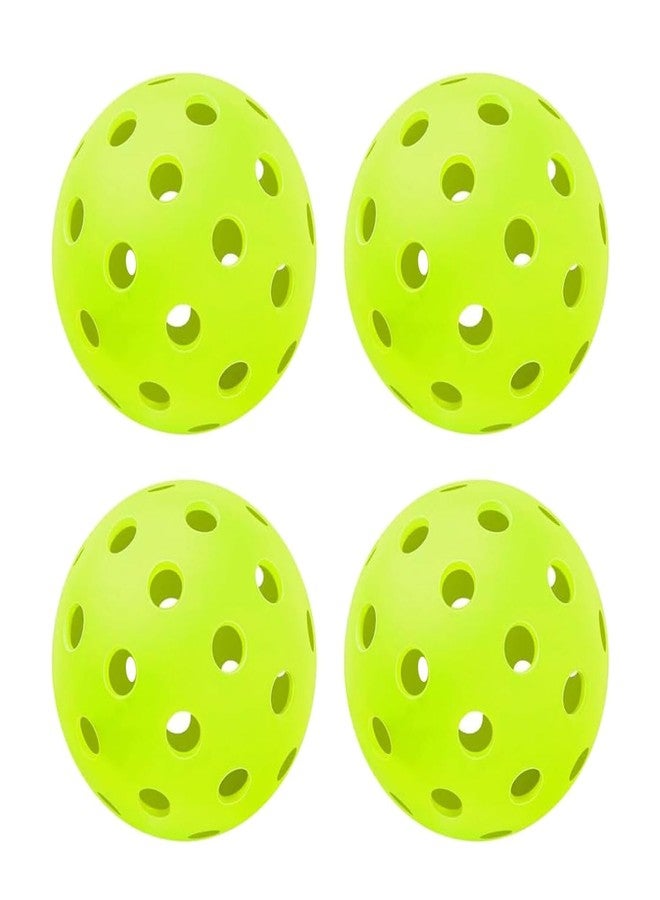DESCTIDY كرات بيكلبول خارجية من ديسكتيدي، 40 ثقبًا، رؤية عالية وارتداد ممتاز، متينة لجميع المضارب ومستويات المهارة (أخضر فلورسنت - عبوة من 4 كرات) - Image 1