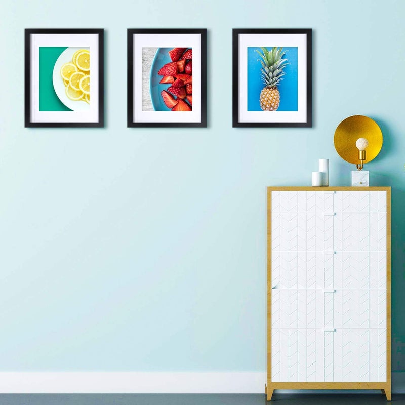 Photo Frame Set, A3 Size 30x40 cm, Wall-Mounted, Pack of 6 (Black-M-) - Image 5