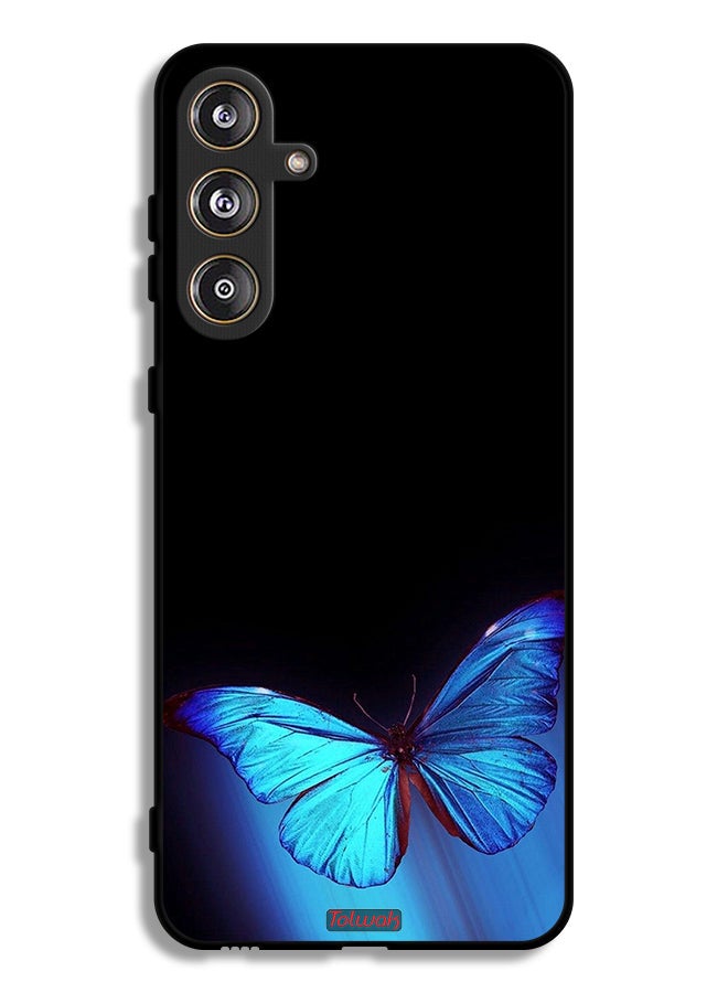 Tolwak Samsung Galaxy F55 5G Protective Case Cover Butterfly Art - Image 1