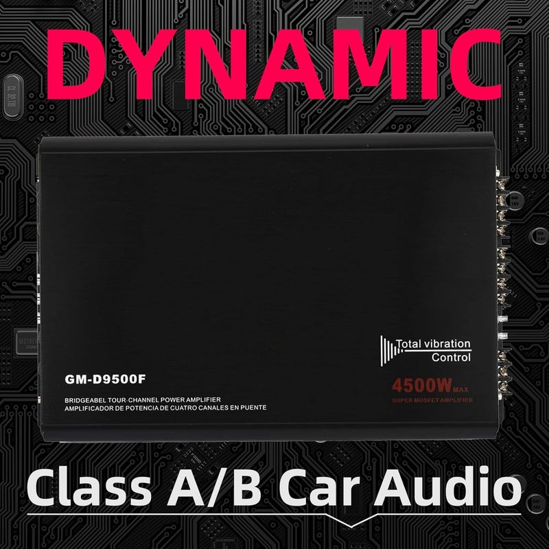 YaeCCC 4-Channel 4500W Car Power Amplifier - Image 2