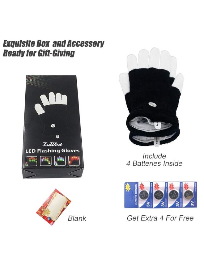 Luwint Kids Light Up Gloves, Cool Fun Autistic Toys for Boys Girls 3 4 5 6 7 8 9 10 11 12 Years - Image 1