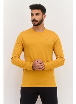 Avalanche Men Sportswear Fit Long Sleeves Outdoor T-Shirt, Orange  - Image 1