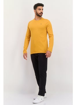 Avalanche Men Sportswear Fit Long Sleeves Outdoor T-Shirt, Orange  - Image 3