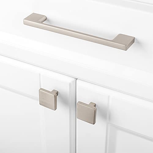 KOOFIZO 10 Pack 5 Inch Brushed Nickel Kitchen Cabinet Pulls Stain Nickel Cabinet Handles Silver Cabinet Hardware for Kitchen Cabinets Drawer P01 Dresser Cupboard Bedroom Bathroom - Image 4