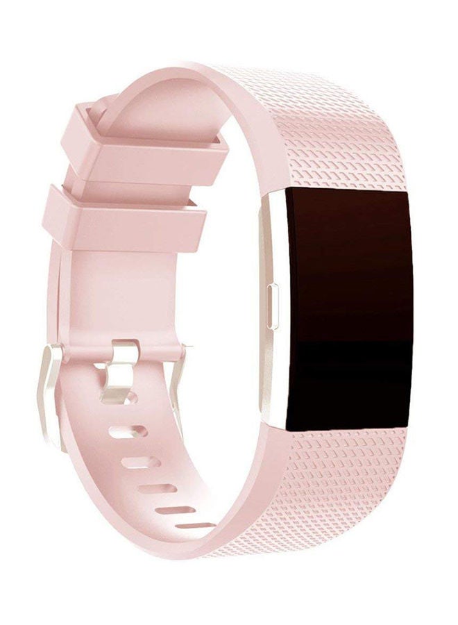 NIBEMINENT Replacement Wrist Band For Fitbit Charge 2 Pink  - Image 3