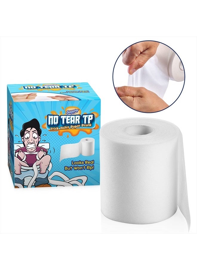Gagster - No Tear Toilet Paper - Prank Gift, Funny Toilet Paper for Hilarious Jokes,Toilet Paper Rolls, Looks Like Real Toilet Paper But Won't Tear - Funny Stuff for Adults & Kids - No Rip Tp - Image 1