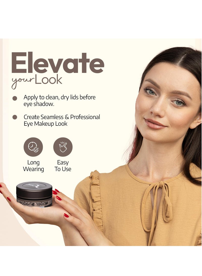 Sorme Treatment Cosmetics Under Shadow Primer (0.18 oz) | Neutralizing Eyelid Primer for Crease-Proof Eye Makeup | Hydrating Cream Eyeshadow Primer | Cruelty-Free Eyeshadow Base and Under Eye Primer - Image 3