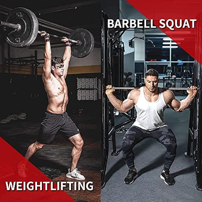 rayihni X Squat Rack Bench Press Men'S Fitness Barbell Rack Multifunctional Shelf Adjustable Bracket Home Indoor Gym Strength Training Stand Squat Rack Weight Lifting - Image 4