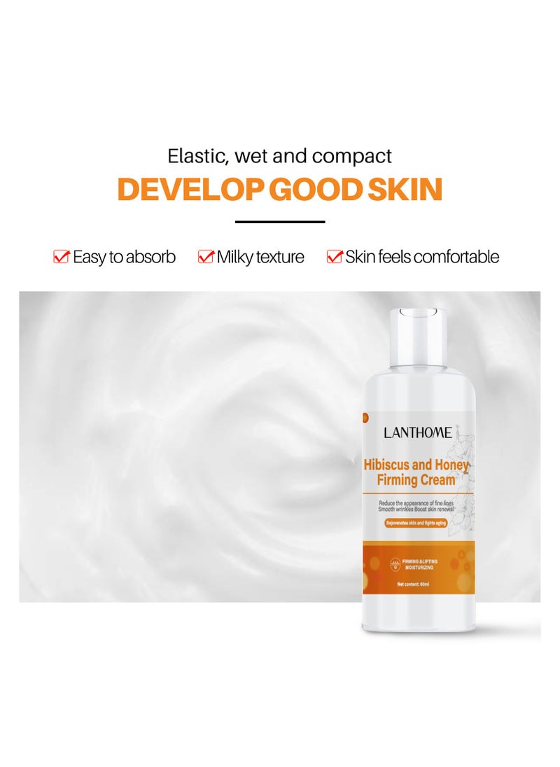 Lanthome Lanthome hibiscus honey facial cream to reduce wrinkles gentle and moisturizing facial care 60ml  - Image 3