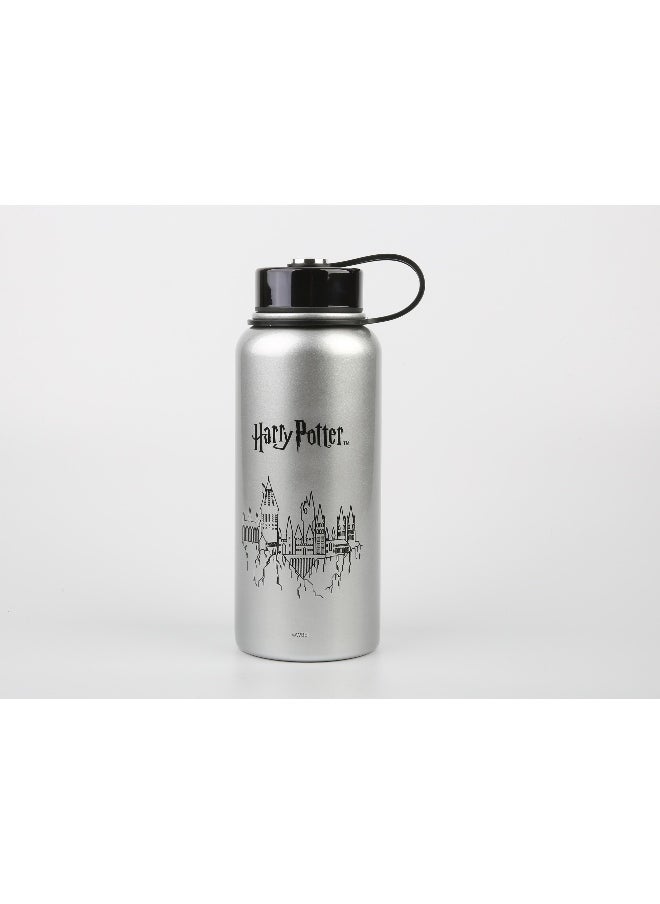 Miniso Harry Potter Large Capacity Double Wall Insulated Bottle (1.08L)(Silvery) 