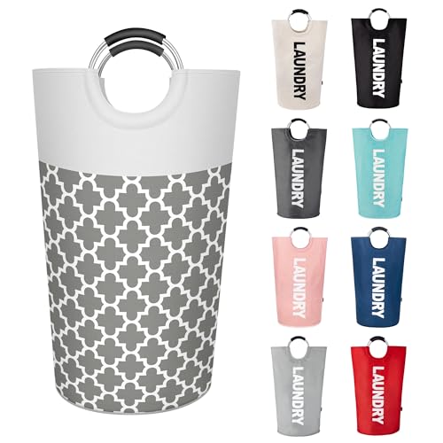 Caroeas 90L Light Laundry Basket (13 Colors), Waterproof Laundry Hamper, Laundry Bag with Padded Handles, Clothes Hamper, Collapsible Laundry Basket Easy Storage - Image 1