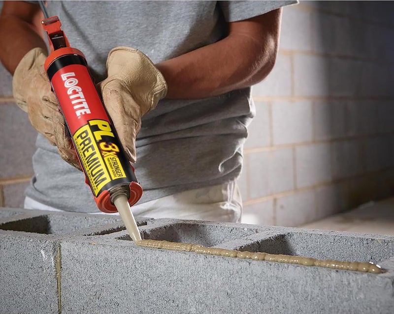 Loctite لاصق بناء بولي يوريثان من PL Premium، 10 أونصة سائلة، عبوة واحدة - لاصق بناء متعدد الاستخدامات للخشب، الخرسانة، الحجر، المعدن والمزيد - Image 5