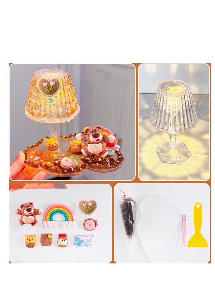 Starry Night Light Children's Girl Princess Material Pack Handmade Puzzle Toy Set - Image 1