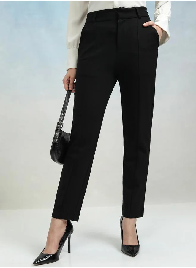 طوكيو توكيز Mid Rise Tapered Fit Trousers