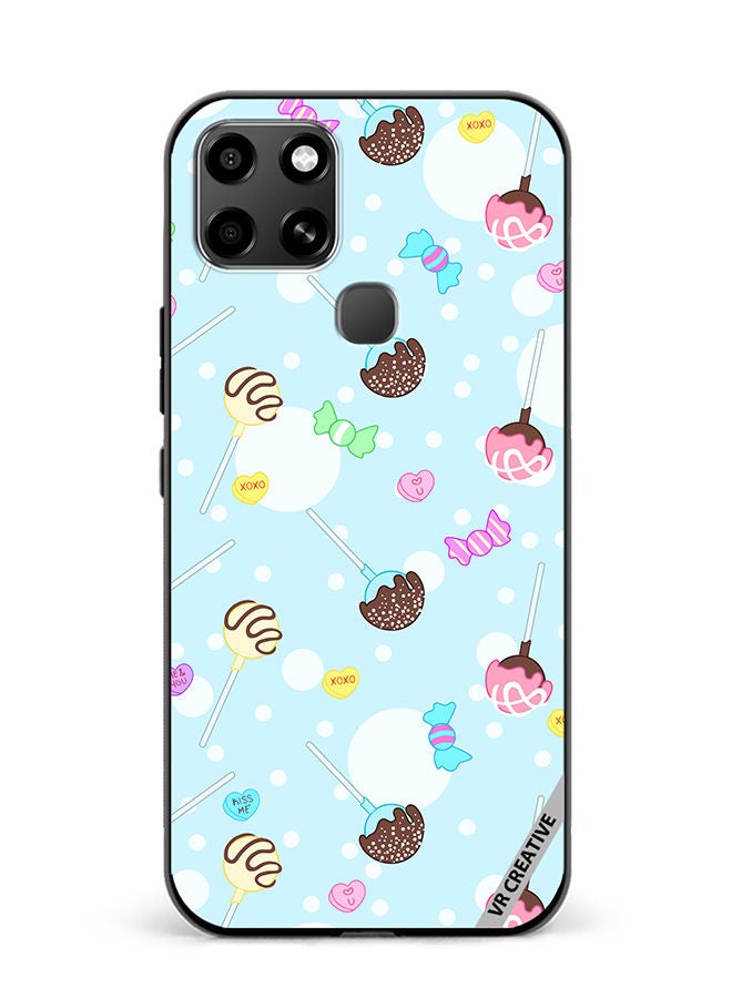 VR CREATIVE Protective Case Cover For Infinix Smart 6 Mix Pattern Design Multicolour - Image 1