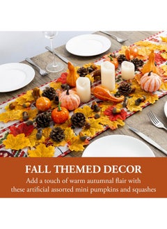 MyGift MyGift 166 Pieces Fall Harvest Themed Home Decoration, Thanksgiving Party Supplies, Autumn Table Decor, Vase Fillers  - Image 4