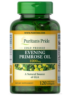 Puritan's Pride Evening Primrose Oil 1000 mg with GLA - 120 Softgels 