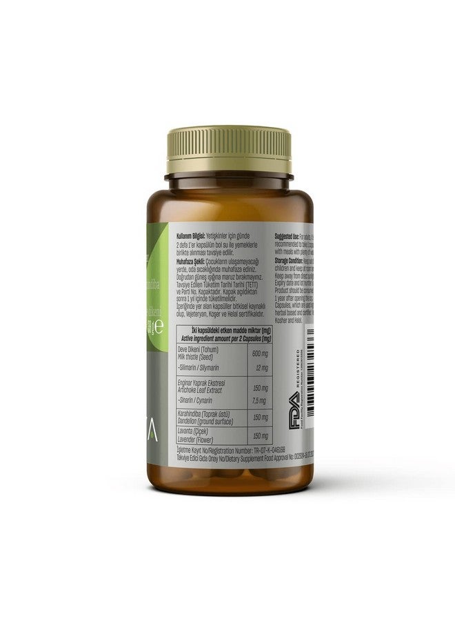 Talya ADM - Artichoke - Dandelion - Milk Thistle - Special Blend for Liver Detox - Veg Caps - Promotes Healthy Liver Balance - Image 2