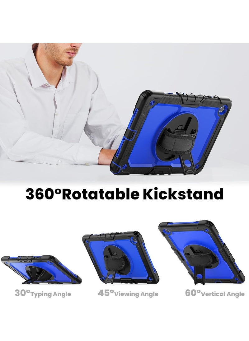 General - Case for Samsung Galaxy Tab A9+/A9 Plus 5G Tablet 11'' with Screen Protector, 360 Rotating Hand Strap & Stand, Protective Case for Galaxy Tab A9 Plus/ A9+ 11'' SM-X210/X216/X218 - Image 1