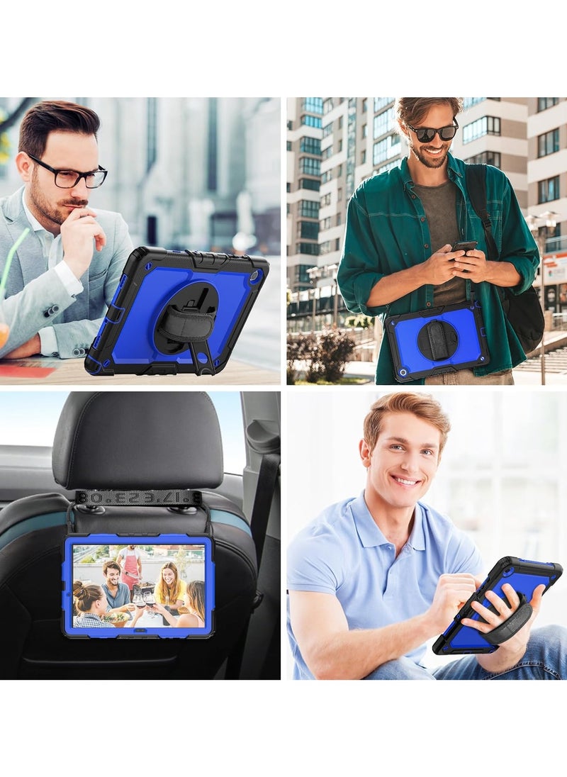 General - Case for Samsung Galaxy Tab A9+/A9 Plus 5G Tablet 11'' with Screen Protector, 360 Rotating Hand Strap & Stand, Protective Case for Galaxy Tab A9 Plus/ A9+ 11'' SM-X210/X216/X218 - Image 1