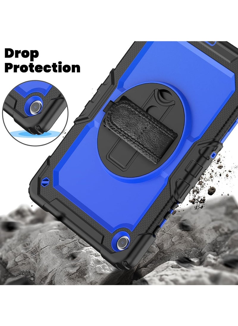 General - Case for Samsung Galaxy Tab A9+/A9 Plus 5G Tablet 11'' with Screen Protector, 360 Rotating Hand Strap & Stand, Protective Case for Galaxy Tab A9 Plus/ A9+ 11'' SM-X210/X216/X218 - Image 1