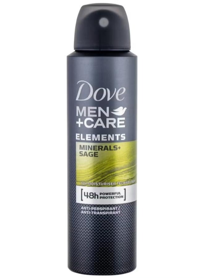 دوف Dove Men Plus Care Minerals+Sage 48H Spray 250ml