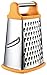 Spring Chef Spring Chef Professional Box Grater, Stainless Steel with 4 Sides, Best for Parmesan Cheese, Vegetables, Ginger, XL  - Image 2