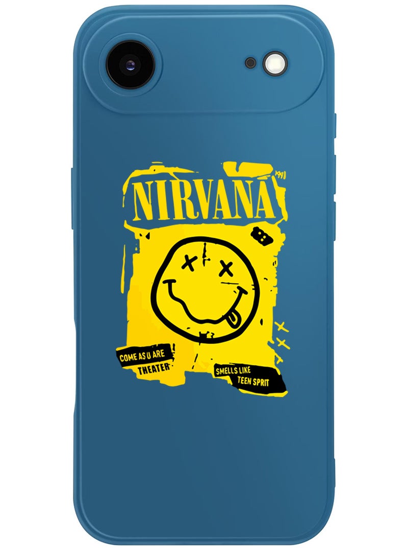 Theodor Protective Slim Fit Case Liquid Silicone Cover with Full Body Protection Anti-Scratch Shockproof Case For Apple iPhone 17 Air (Blue) Nirvana - Image 1