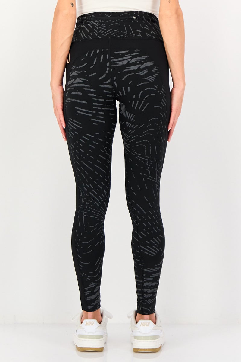 Nike Women Tight Fit Running Leggings, Black - Image 4