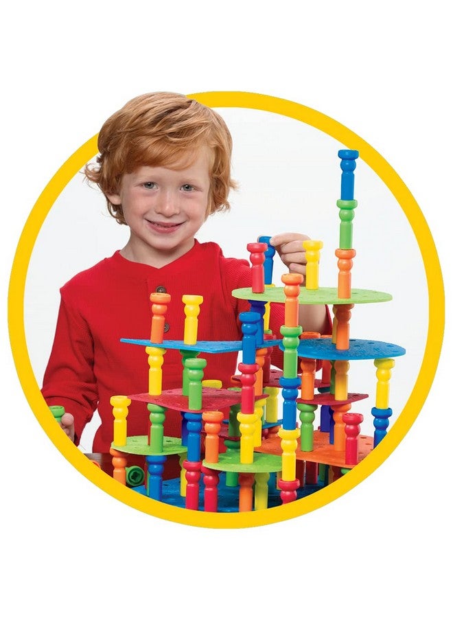 PlayMonster Lauri Tallstackers Pegs Building Set - Image 4
