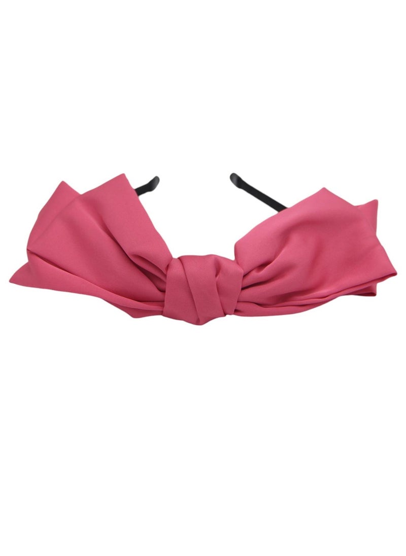 D'Daniela - Headband Monalisa For Women's and  Girls Dark Pink - Image 1
