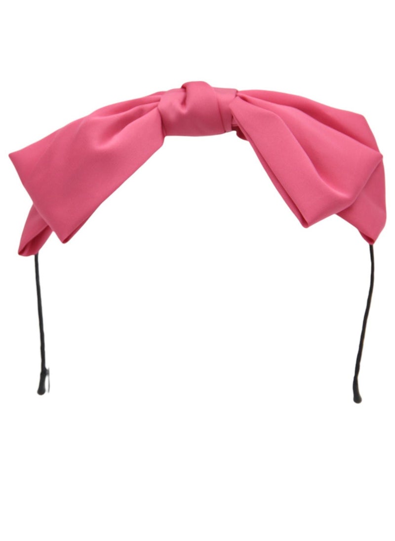 D'Daniela - Headband Monalisa For Women's and  Girls Dark Pink - Image 1