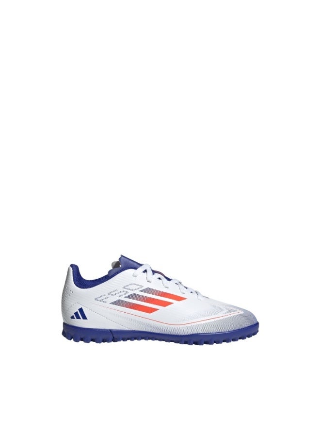 Adidas F50 Club Tf J White Football Shoes For Kids Unisex 10K - Image 1