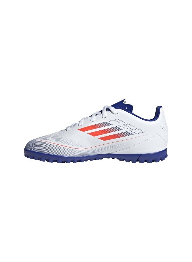 Adidas F50 Club Tf J White Football Shoes For Kids Unisex 10K - Image 4