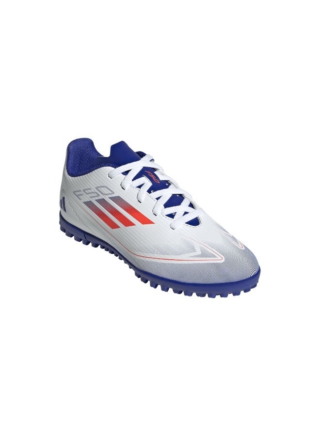 Adidas F50 Club Tf J White Football Shoes For Kids Unisex 10K - Image 5