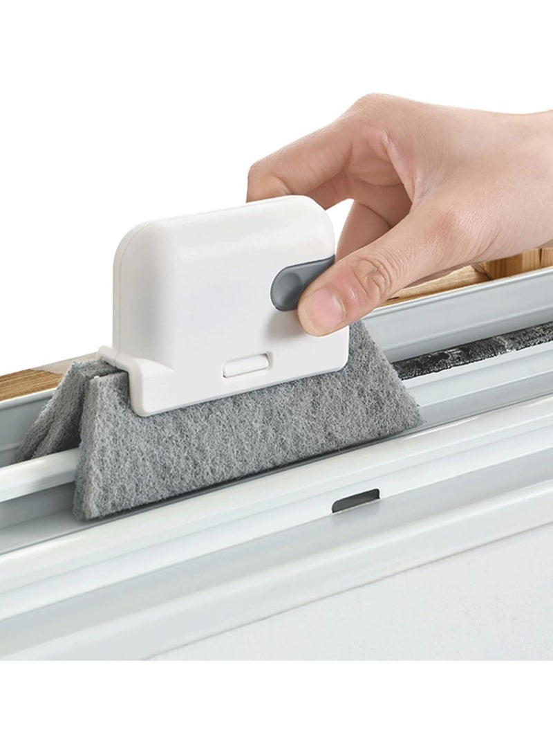 Window Groove Cleaning Brush Tools Set,Magic Window Track Cleaner, Universal Small Gap Cleaning Brush,Quickly Clean All Window Slides and Gaps - Image 1